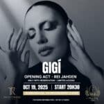 Blue and White Modern Live Music Event Flyer – 1